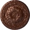 Ekena Millwork Amelia Ceiling Medallion (Fits Canopies up to 2 3/8"), Hand-Painted Copper Penny, 19 5/8"OD x 3/4"P CM20AMCPS - alternate 1